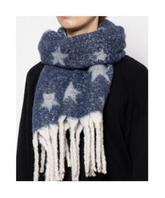 UNBILLION カシュネ cache nez / リサイクルポリ星柄ジャカードストール