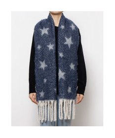 UNBILLION カシュネ cache nez / リサイクルポリ星柄ジャカードストール