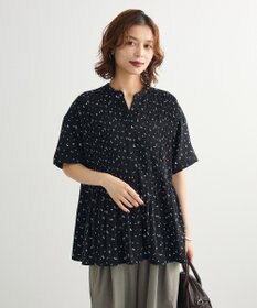 Green Parks マジョリカプリーツスキッパーブラウス