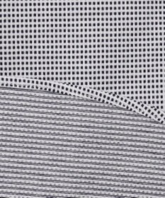 JOSEPH ABBOUD 【キングサイズ・快適な着心地/イージーケア】コンパクトジャージースクエアジャガート 半袖 シャツ