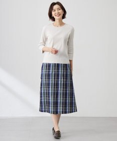 J.PRESS LADIES L リブ クルーネック カットソー