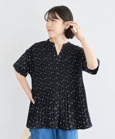 Green Parks マジョリカプリーツスキッパーブラウス