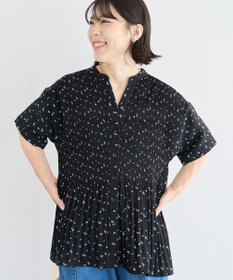 Green Parks マジョリカプリーツスキッパーブラウス