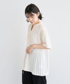 Green Parks マジョリカプリーツスキッパーブラウス