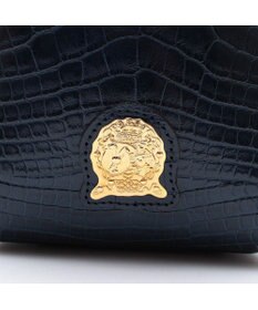 A.D.M.J. 【牛革】クロコ型押し ザ・ビーDカン付ミニトート