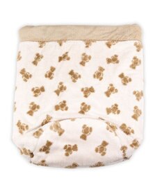 PET PARADISE ペットパラダイス くまちゃん織り 遠赤外線  筒型 寝袋  Ｌ