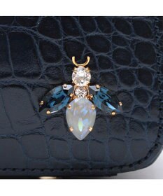 A.D.M.J. 【牛革】クロコ型押し ザ・ビーDカン付ミニトート