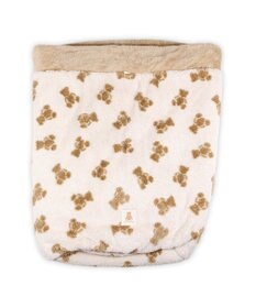 PET PARADISE ペットパラダイス くまちゃん織り 遠赤外線  筒型 寝袋  Ｌ