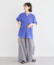 Green Parks マジョリカプリーツスキッパーブラウス