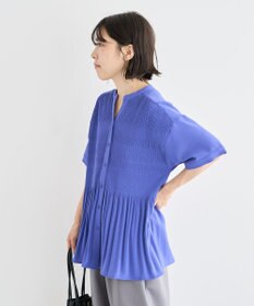 Green Parks マジョリカプリーツスキッパーブラウス