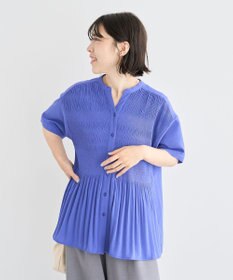 Green Parks マジョリカプリーツスキッパーブラウス