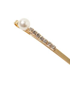 Maison de FLEUR 2セットフラワーパールヘアピン