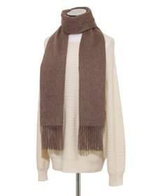 MOONBAT プラスムーンバット (+moonbat) カシミヤ100％無地ストール 洗える 190㎝×50㎝