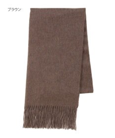 MOONBAT プラスムーンバット (+moonbat) カシミヤ100％無地ストール 洗える 190㎝×50㎝