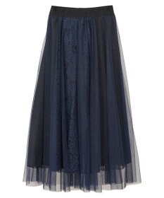 YECCA VECCA 【archive】レースブロッキングチュールスカート