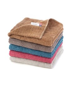 PRESENTERS ROOM CUOL タオルではじめる美髪ケア / フェイスタオル　ブラウン×ダークモス