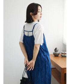 Green Parks フェザージャガードキャミワンピース