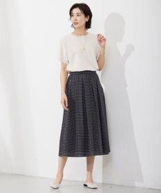 J.PRESS LADIES 【洗える】 レーヨンエリートストレッチ ドルマン ニット Tシャツ