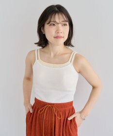 Green Parks ・Ｐｅｔｉｔ　Ｆｌｅｕｒ　レイヤードキャミ（カップ付