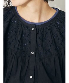 CRAFT STANDARD BOUTIQUE インド綿アイレット刺繍ブラウス