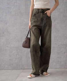 WEGO ヴィンテージウォッシュカーブデニムパンツ