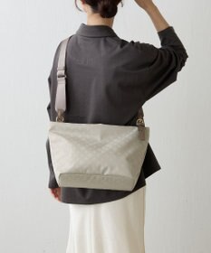 russet ナイロンジャガード2WAYワンハンドルトートバッグ(SF-268)