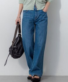23区 【滝沢眞規子さん着用/VERY・Oggi掲載】23区DENIM ストレッチ ワイドパンツ スカイブルー系