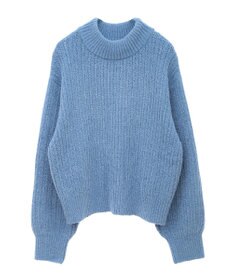 earth music&ecology 透かしベロアモールプルオーバー