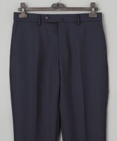 GOTAIRIKU 【御幸毛織】Superio160 ウールモヘヤシルクカシミヤ　スーツ（ネイビーストライプ）