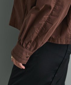 CRAFT STANDARD BOUTIQUE 梯子レースフード付きブラウス