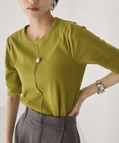 WEGO 【ANGIE VINTAGE】カットアウトリブトップス