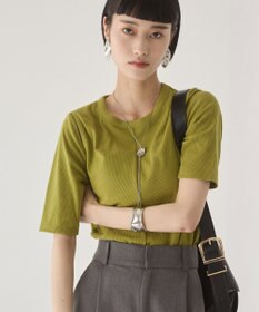 WEGO 【ANGIE VINTAGE】カットアウトリブトップス