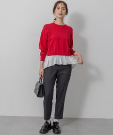 組曲 ストレッチクリアドッキング ニットプルオーバー