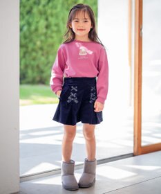 ANY KIDS 【春まで主役】アニマル発泡プリントトレーナー