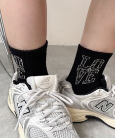 WEGO LOVEロゴソックス