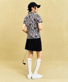 23区GOLF 【WOMEN】総柄フラワープリント ポロシャツ