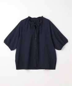 ANY 楽映えフリルネックブラウス（セットアップ着用可）