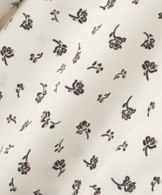 YECCA VECCA 2wayボリューム袖花柄ブラウス