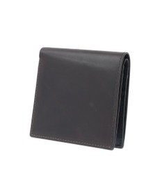 genten スクエアウォレット キップレザー二つ折り財布