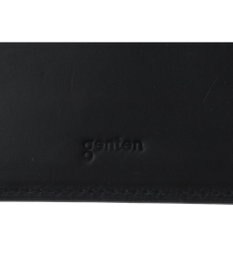 genten スクエアウォレット キップレザー二つ折り財布