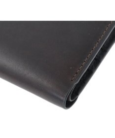 genten スクエアウォレット キップレザー二つ折り財布