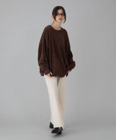 WEGO 【ユニセックス着用ITEM/MLサイズ展開】ベロアモールプルオーバー