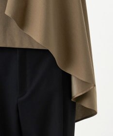 23区 【エステータ】トリアセファインジャージー ラッフルデザイン カットソー