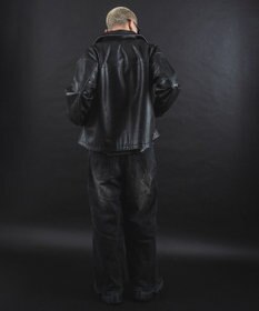 WEGO 【ユニセックス着用ITEM】MA55IVE　PUショートグラフィックブルゾン