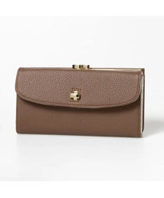 UNBILLION perche カラーコンビレザーかぶせ外がま口長財布