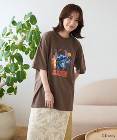 Green Parks スティッチ／ウ゛ィンテージ風ピグメントＴシャツ