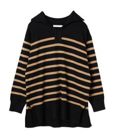 AMERICAN HOLIC バイパチ衿付きニットチュニック