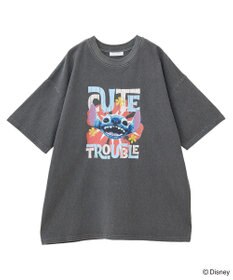 Green Parks スティッチ／ウ゛ィンテージ風ピグメントＴシャツ