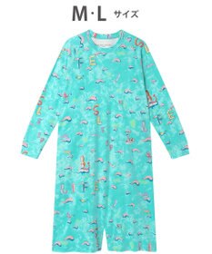 tsumori chisato SLEEP ツモリチサト ルームウエア ネグリジェ 綿100%(本体) 長袖 ロング丈 ロンパース ラグランスリーブ レディース UNX502 /ワコール