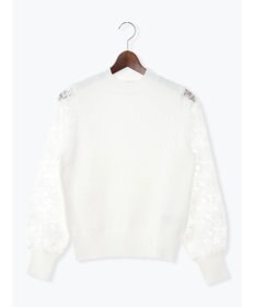 Te chichi レーススリーブニット